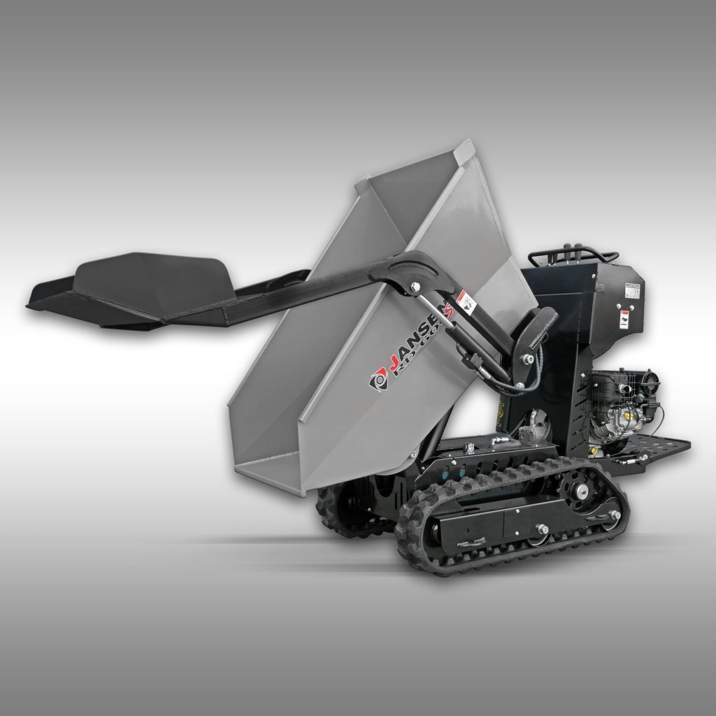 Jansen Rupsdumper RD-600S, benzinemotor, hydrostatisch, zelflaadfunctie