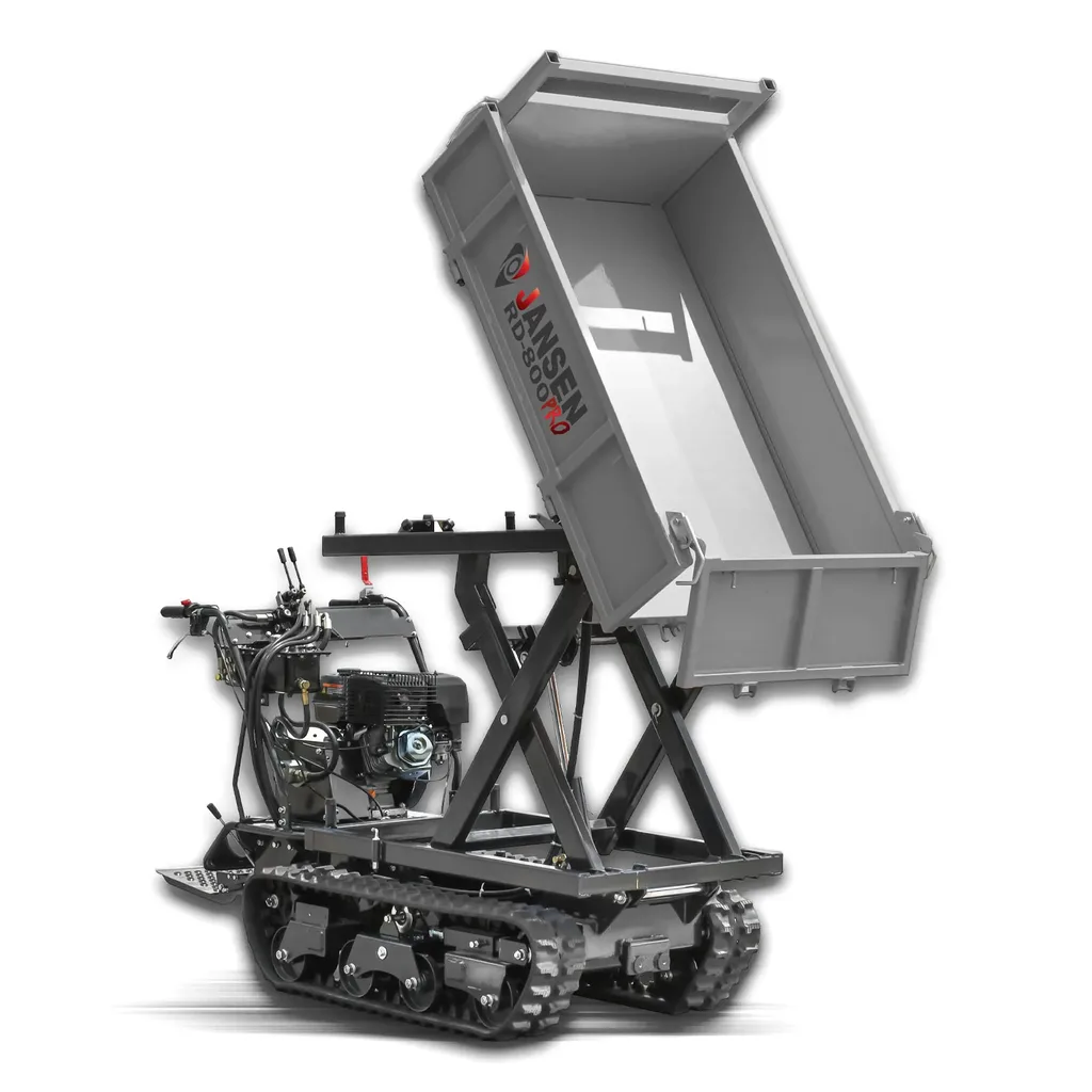 Jansen Rupsdumper RD-800pro, hydr kiep-vlakke bak