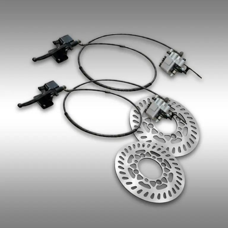 Hydraulische schijfremmenset voor Jansen MGT-600, links en rechts, compleet met remschijven en hendels
