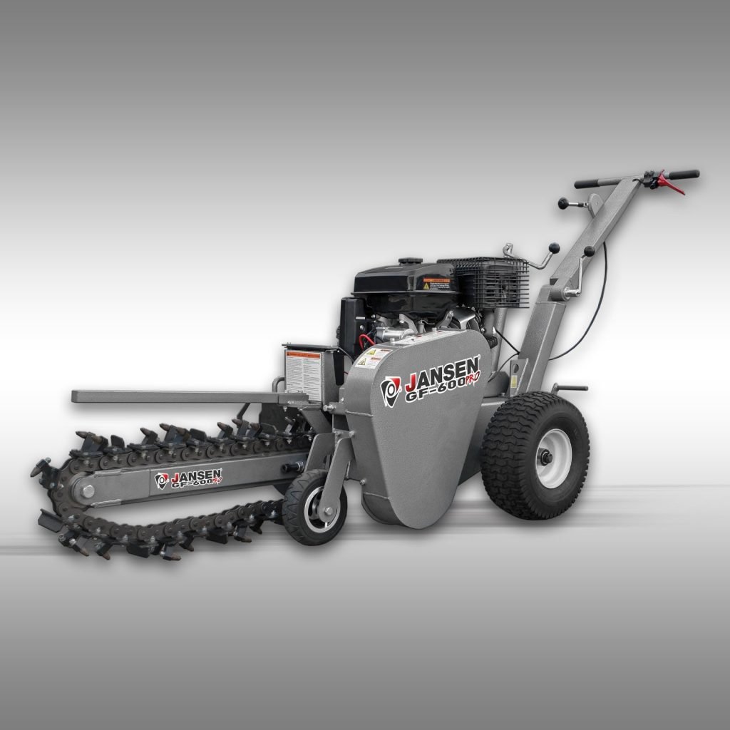 Jansen Sleuvengraver GF-600pro, 13,5 pk, Kabelsleufmachine