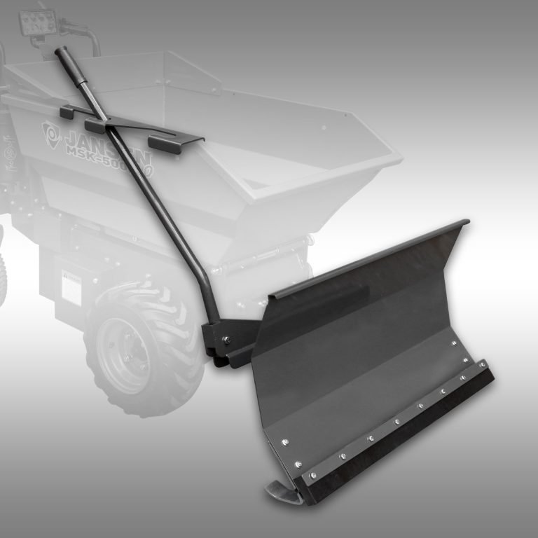 Sneeuwblad voor Jansen MSK-500pro motorkruiwagen in gebruik