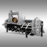 Jansen TBF-180 grondfrees, driepuntsfrees voor tractoren