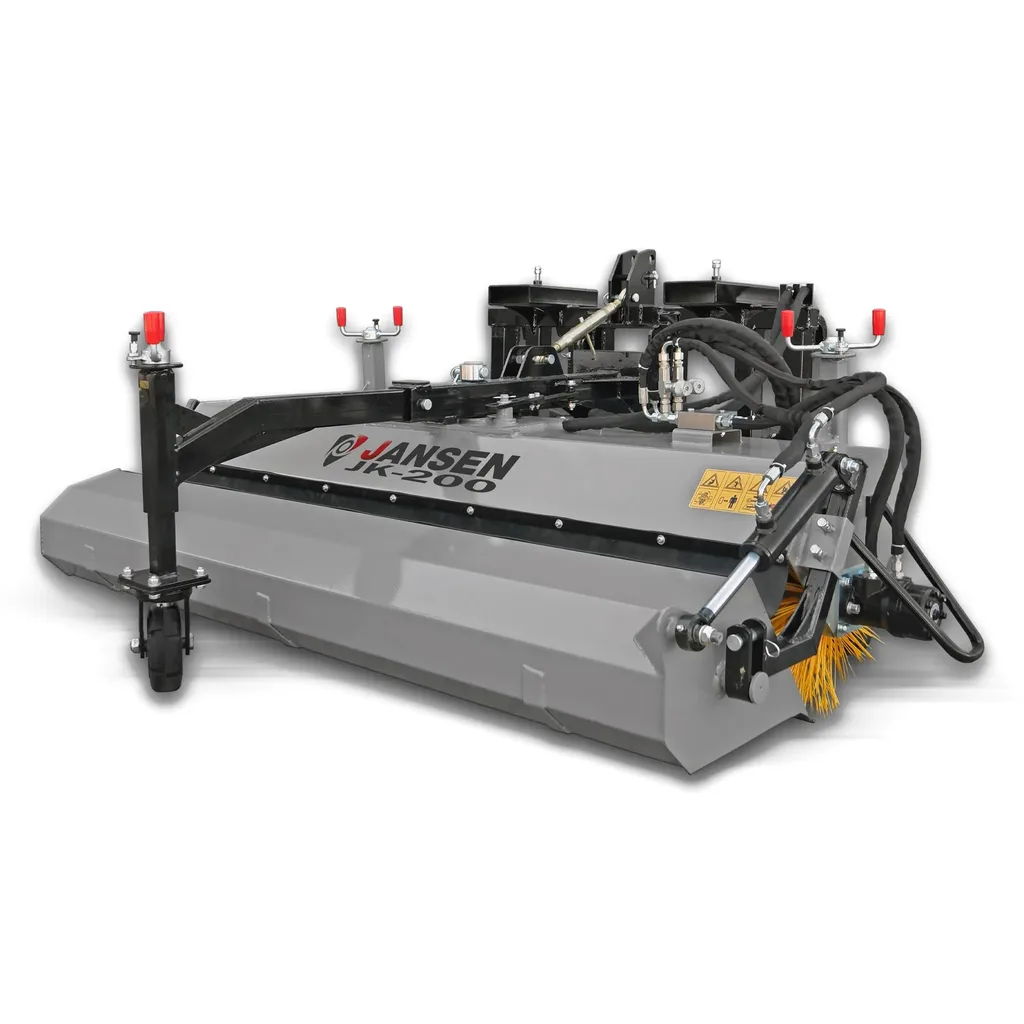 Jansen Veegmachine JK-200, Euro pick-up, voorlader