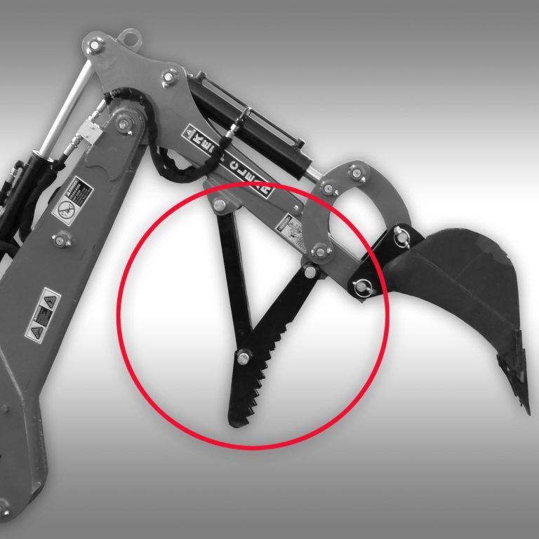 Vergrendel nok (blokkeerduim) voor graafmachine Jansen BHM / BHSM in detail