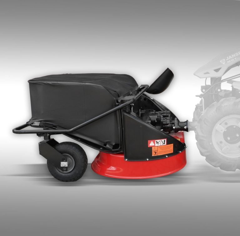 Weidebloter 100 cm voor motorische werktuigendrager Jansen MGT-600, zijaanzicht