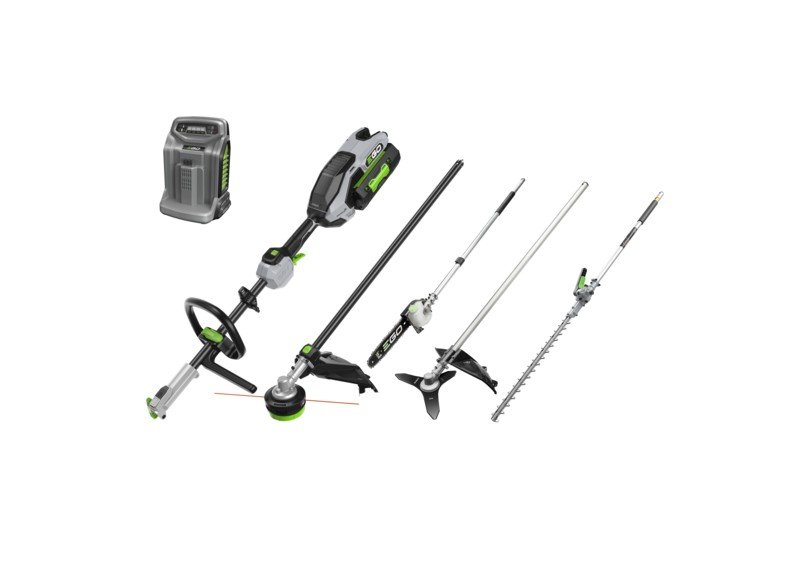 EGO Multitool MHBC1204E, Met borstelmaaier, heggenschaar, trimmer, 5.0Ah accu en lader