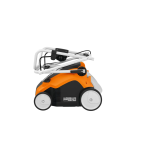 Compact opgevouwen STIHL RLE 240 verticuteermachine