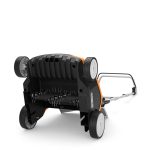 Onderkant van de STIHL RLE 240 gazonbeluchter