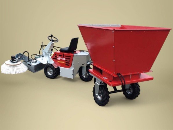 Strooier EG 580 - inhoud 580 liter - getrokken uitvoering