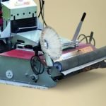 Axiaalborstel AX 1200 detailopname van de borstel en veegmechanisme