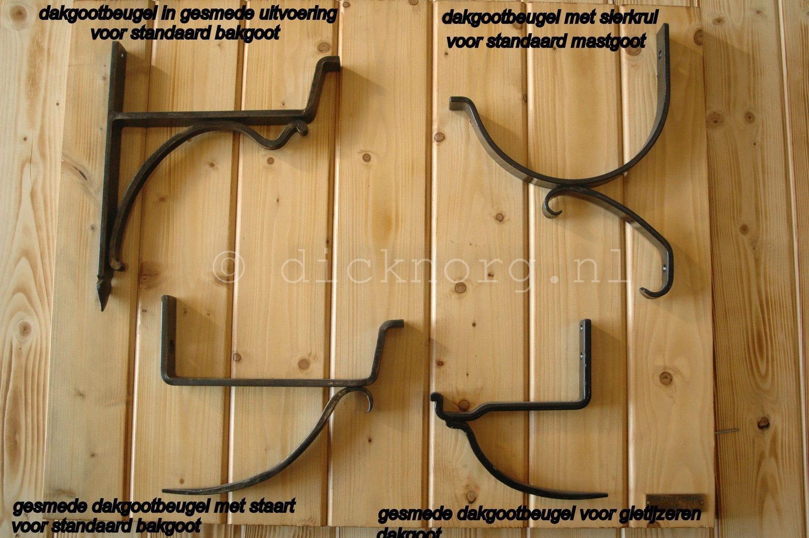 Handgesmede Dakgootbeugels op Maat