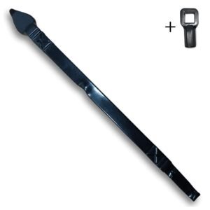 Muuranker Zwart Gecoat 20x20x460mm Functioneel