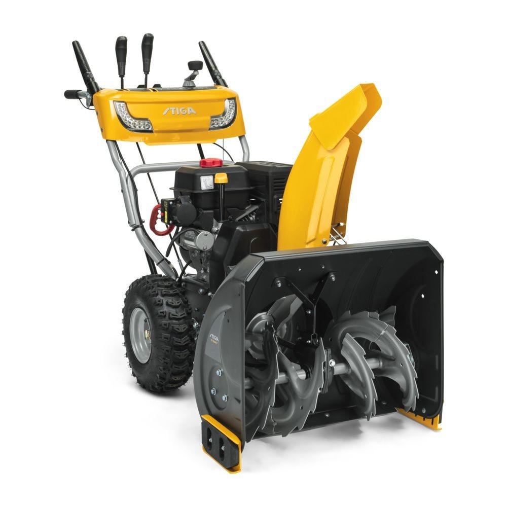 Stiga ST 5262 P benzine sneeuwblazer, schuin vooraanzicht.