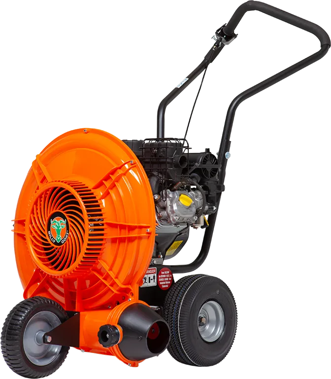 Billy Goat F602V wielblazer van links met stuurboom
