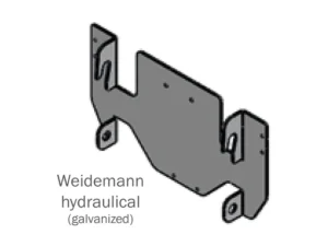 Westermann Adapterplaat type Westermann Hydro voor Optimal 1600F en 2300F