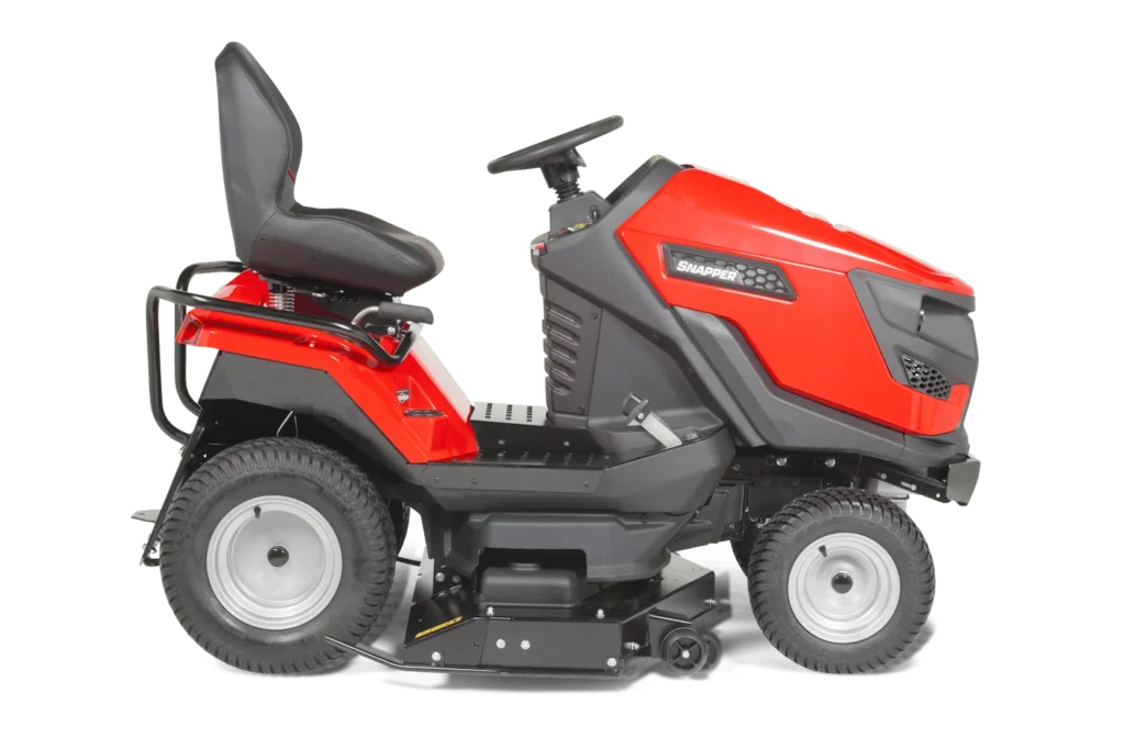 Snapper STX122 zitmaaier van links