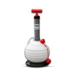 Olieafzuiger van 6 liter waarmee je motorolie ververst zonder de machine te kantelen.