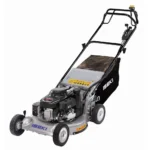 Iseki grasmaaier SW 8210 BAE4 schuin van voren, met Honda-motor, aluminium wielen en zwarte opvangzak