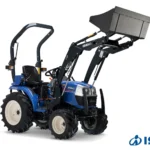 Iseki TM 3187 met frontlader en geheven bak